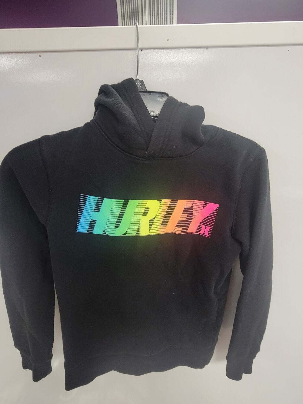 HURLEY Boys Girls 10/12 Hoodie with Colorful Logo 0121